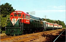 1975-76 Preamble Express Train Lebanon NJ Vintage Railroad Postcard