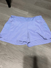 Athleta Girl Record Breaker Purple Blue Shorts Size XL/14