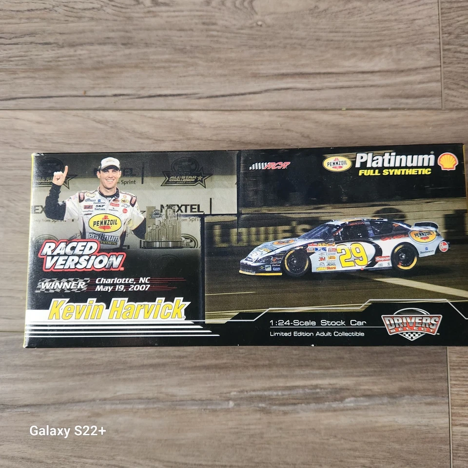 Kevin Harvick 1/24 2007 #29 Shell-Pennzoil Platinum All-Star Win Foto 2 de 3