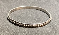 Vintage Mexican 925 Sterling Silver Beaded Ed...