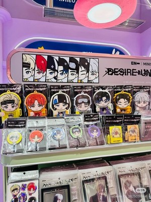 ENHYPEN x MINISO POPUP PICKUP merch DESire:UNLEASH OFFICIAL hee