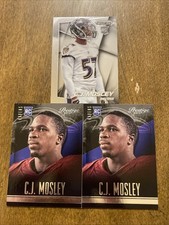 (6) C.J. Mosley RC 2014 Prizm & Prestige + Bowman Chrome Rookie Lot Combine Ship