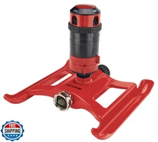 Dramm ColorStorm Gear Drive Sprinkler on Heavy Duty,Durable Metal Base, 4 Pat