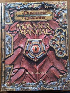 Dungeons & Dragons Monster Manual 3e Core Rulebook 3 2000 WotC