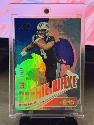 2025 Panini Absolute - Rookie Wave Tetairoa McMillan #RW-TMN (RC) Blue /50