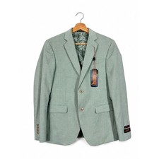 NWT Egara Lapel Suit Blazer Jacket Size 36 Mint Cocktail Prom Office Formal
