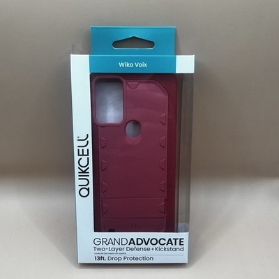 Wiko Voix QuikCell Grand Advocate Phone Case With Kickstands New Red