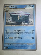 Pokemon Chaos Rising Avalugg 24/86 uncommon NM