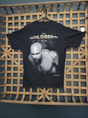VINTAGE WCW goldberg pocket tee LARGE GRAIL