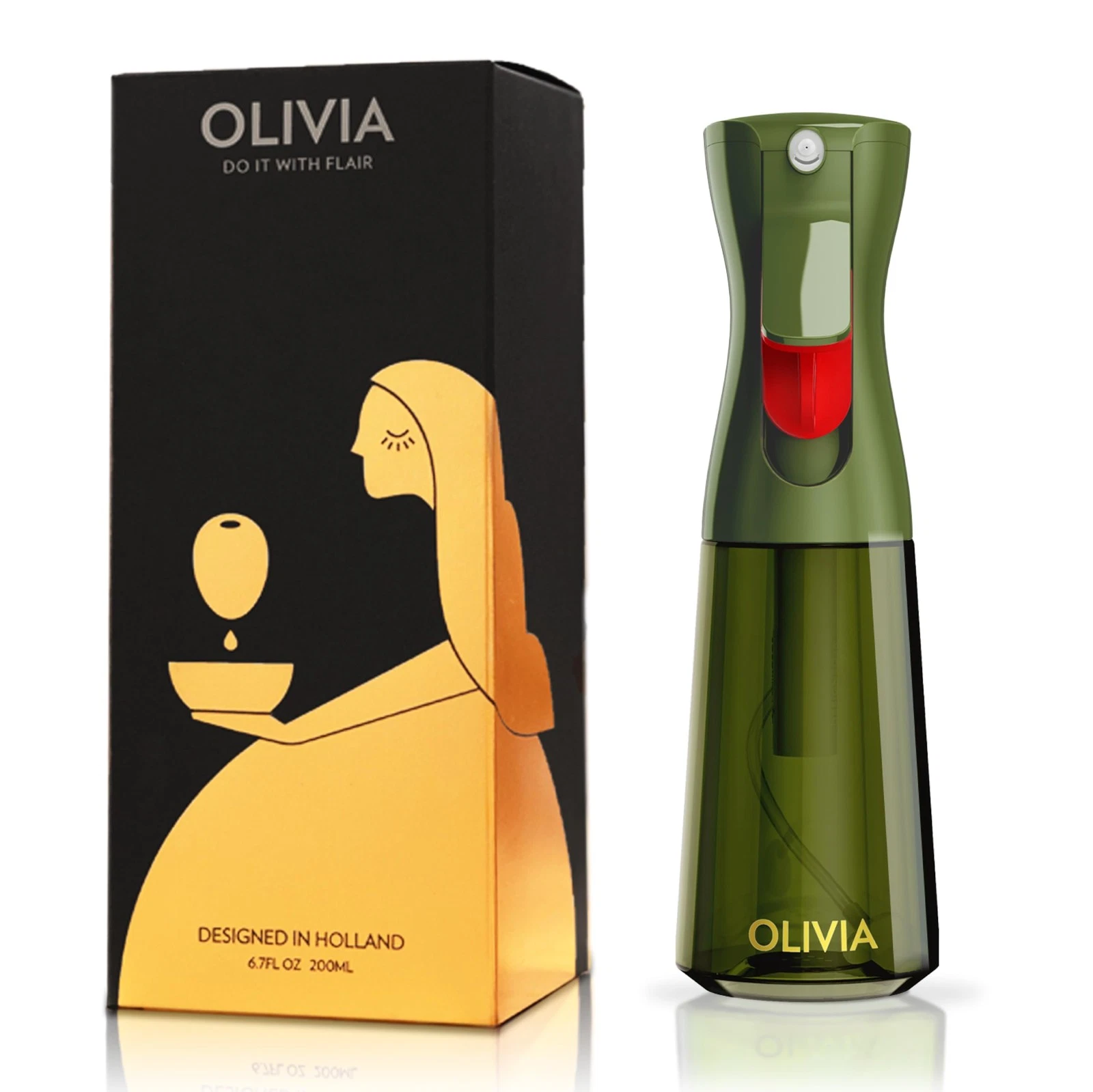 FLAIROSOL OLIVIA Oil Sprayer for Cooking, 200ml Glass Olive Oil Sprayer, Cont...
Opens in a new wind