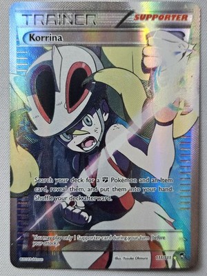 Korrina (111 Full Art) Ultra Rare XY - Furious Fists 111/111 NM