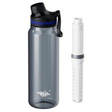 0.1 m Premium Water Filter and Purifier Bottle for Hiking, Camping,Survival