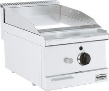 Base 600 Gas Grillplatte Chrom, Glatt
