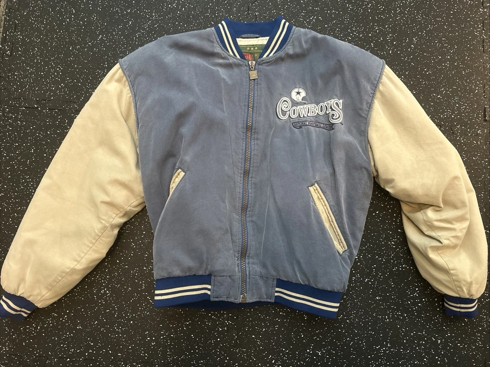 Jaqueta Vintage Dallas Cowboys Noz-moscada Campri Throwback tamanho G - Imagem 2 de 4