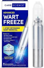 Wart Remover Freeze, 8 Applications | 1-Step Cryogenic Wart Removal for Commo...