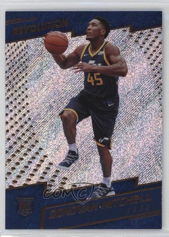 2017-18 Panini Revolution Rookies Donovan Mitchell #125 Rookie RC b8h