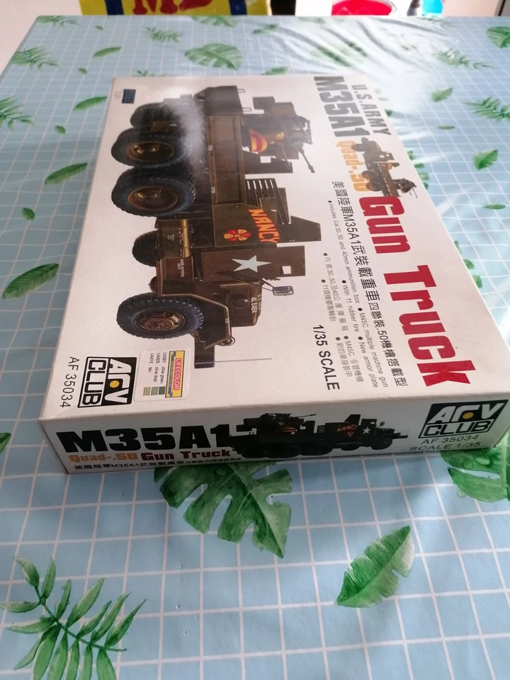 AFV 1/35 M35A1 QUAD - .50 GUN TRUCK ITEM N°AF 35034 - Immagine 2 di 4