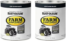 Rust-Oleum 280107-2PK Farm & Implement Enamel Paint, Quart, 0.2 Gallon Pack of 2