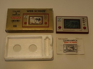 Rare CGL BOXED Octopus NINTENDO Game & Watch VINTAGE 1981 Handheld RETRO LCD
