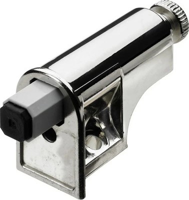 Anschlag Türdämpfer zum Anschrauben 60x19x30 mm aluminium-optik Möbeltüren