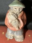 Fernando Alfaro Chile Folk Art Pottery Red Clay Primitive Man Carrying Fish — photo 6