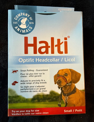 HALTI Optifit Headcollar Small Dog Collar 9.5 - 15.5'' Neck Adjustable