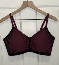Honeylove Silhouette Bra Women s Size XL Fig Burgundy