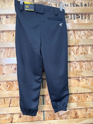 Easton Youth Pro Pull-Up Baseball Pants- Black Youth Medium