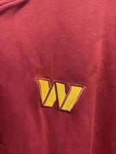 MENS NFL WASHINGTON COMMANDERS Nike TEAM ISSUED LONG SLEEVE 1/4 ZIP 2XL MAROON