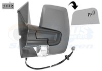 AußEnspiegel Hagus Van Wezel 1989827 Komplettspiegel Konvex Beheizbar FüR Ford