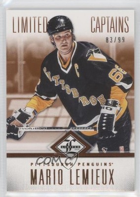2012-13 Panini Limited Limited Captains 83/99 Mario Lemieux #195 HOF 0c3
