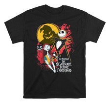 Tim Burton's The Nightmare Before Christmas Halloween Tshirt Men Women