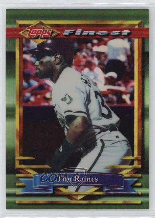 1994 Topps Finest Refractor Tim Raines #192 HOF 0zv5