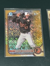 2022 Bowman Chrome Maikol Hernandez GOLD SHIMMER /50