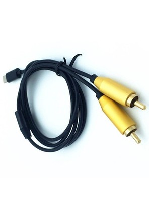 NEW Type-C USB   Dual RCA Male Video Audio Cable AV Connector Cord For Mobile PC