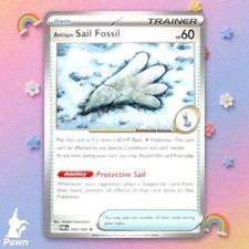 Antique Sail Fossil 69/88 Perfect Order Common Pokemon TCG Card Game Near Mint