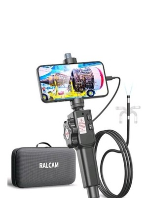 Ralcam 8.2mm/0.33inch Borescope with Two-Way Articulated Head HD F408A DC5V