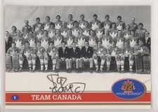 1991 Future Trends '72 Hockey Canada Gold Ink Hudson Bay Promo Joe Sgro Auto 0i5