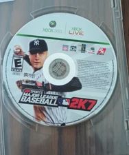 XBOX  360-- XBOX LIVE  2K SPORTS MAJOR LEAGUE BASEBALL 2K7  2007  used