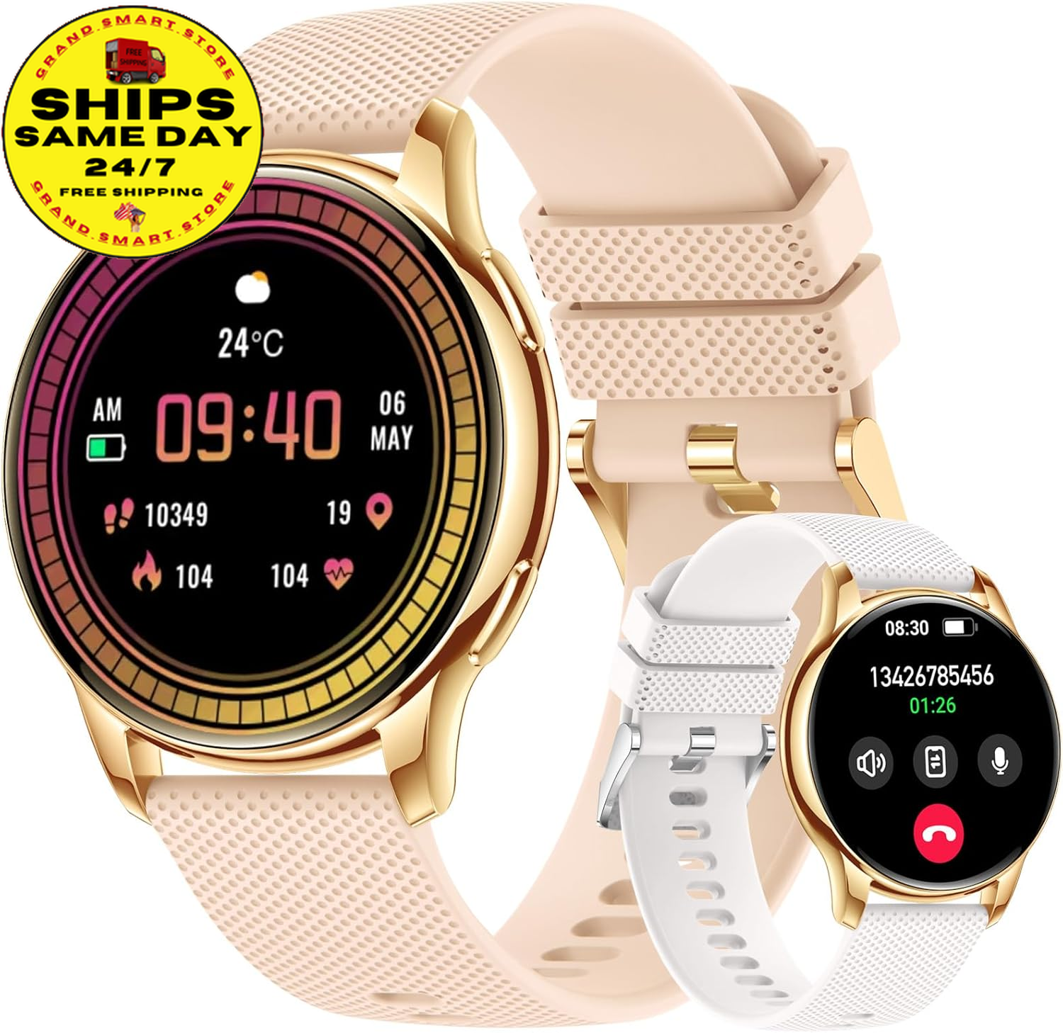 Smart Watches for Women(Answer/Make Call), [41Mm] Newest Fitness Watch with Hear