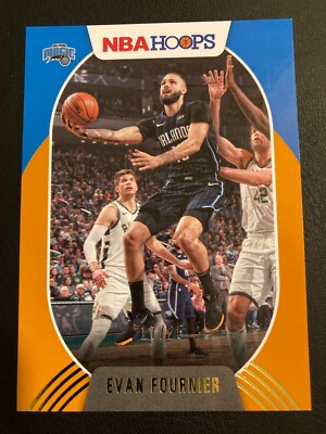 2020-21 Panini NBA Hoops Orange 69 Evan Fournier ed/25