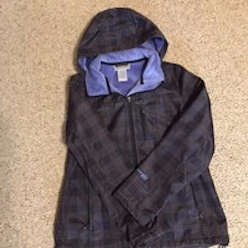 Chaqueta de lluvia Free Country para mujer con capucha mediana Foto 2 de 4