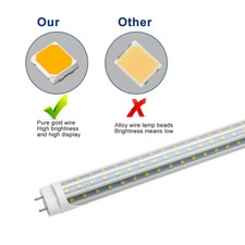 T8 4ft Led Tube Light Bulbs 28w 60w 5000k 6000k G13 Shop Lights Garage Ceiling