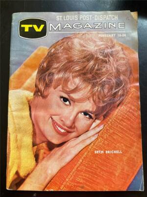 TV Guide St. Louis Dispatch Feb 18-24 1968 Beth Brickel Gentle Ben Retro Ads