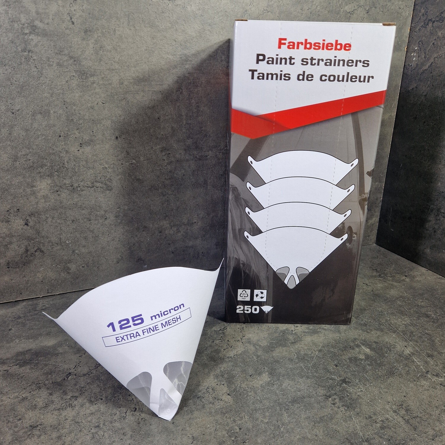 100 Stück Einweg-Farbsiebe Mit Silikon-Trichter – 100 Mikron, Für Lacke, Autospray & Kunstmalerei