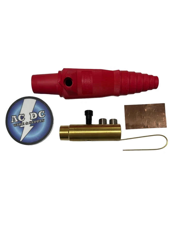 Juego de cables Hubbell HBL300 Cam-Lock #6 - Kit conector Camlok hembra 2/0 serie 16 Foto 4 de 4