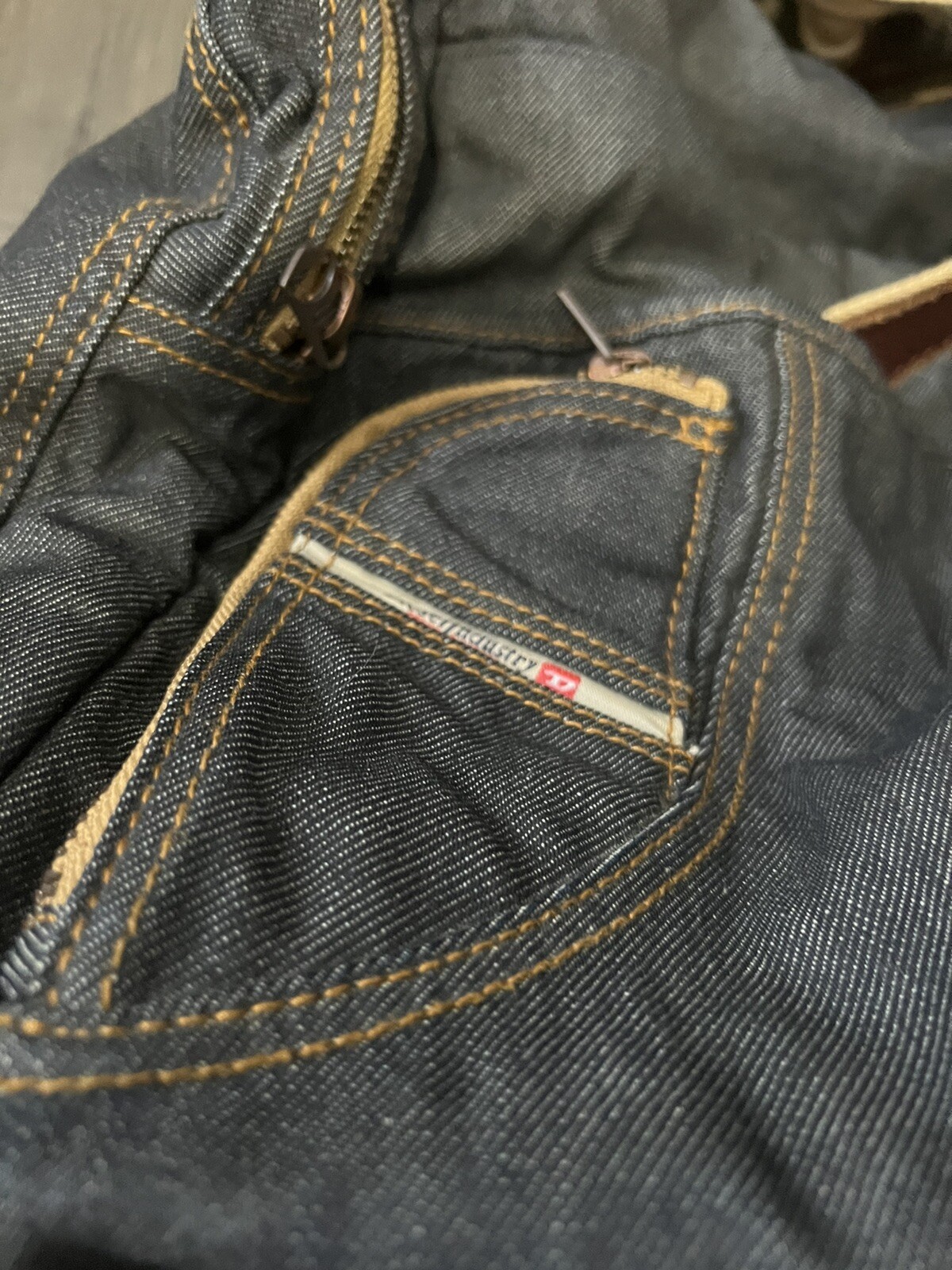 Diesel Blue Denim Luggage Set With Duffle And Messeng… Gem