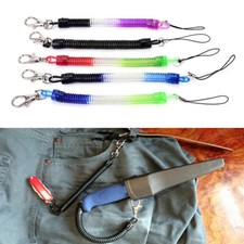 Keychain Spring Cord Multi-functional Elastic Portable Key Lanyard Bungee Cord