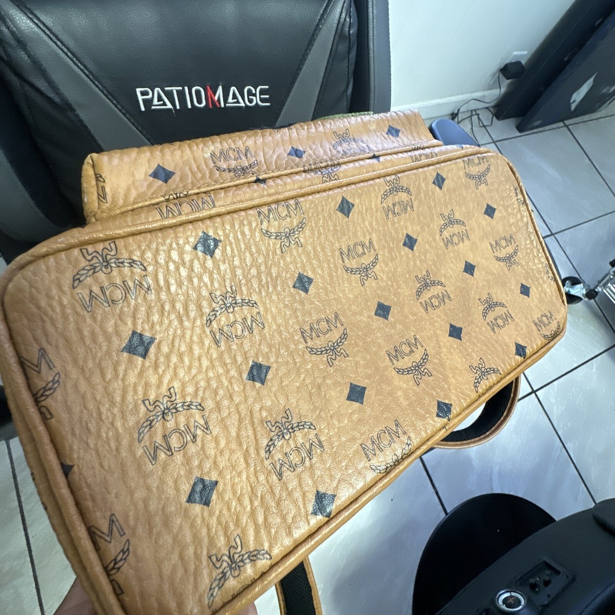 MCM X BAPE SHARK STARK BACKPACK | eBay
