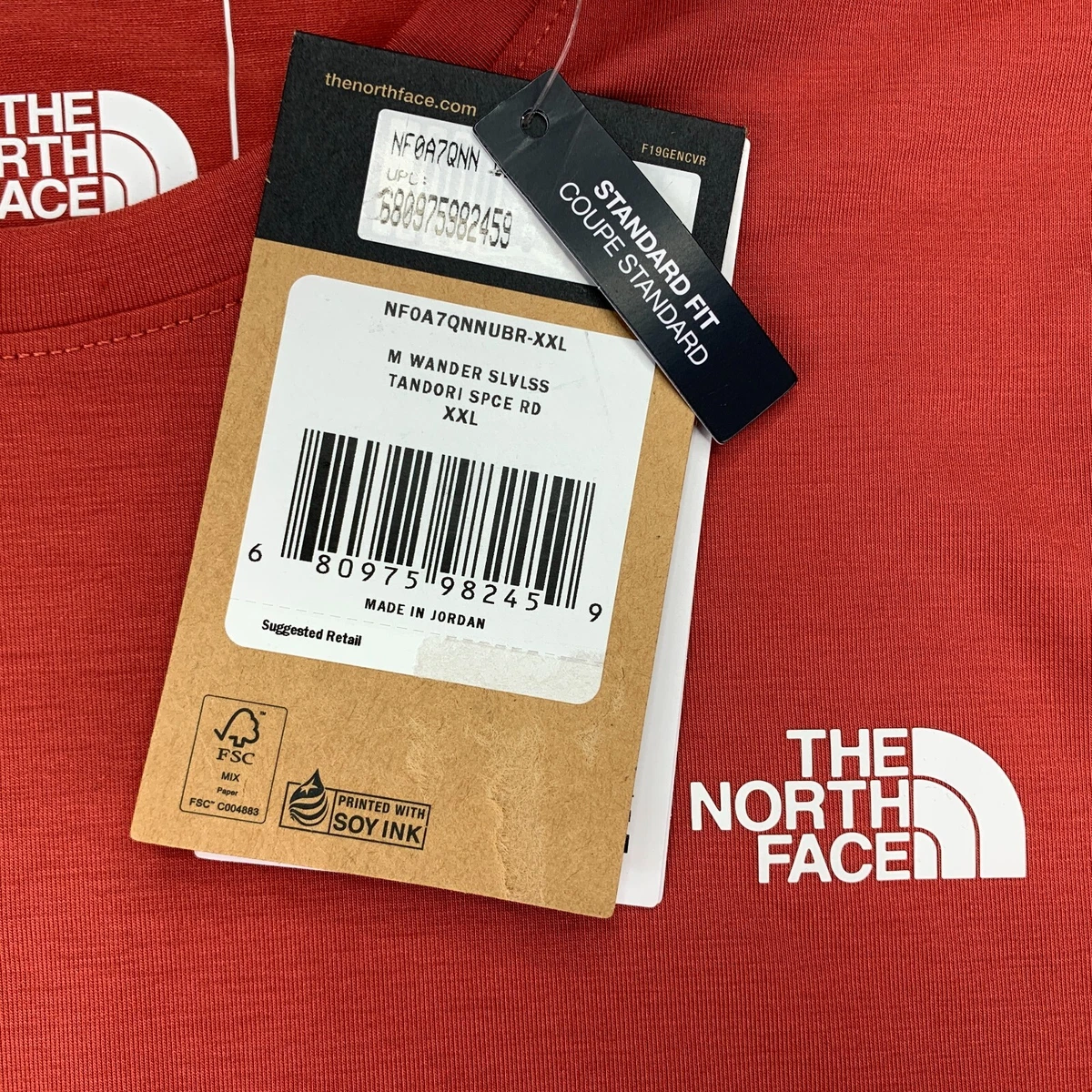 The North Face Mens Standard Fit Wander Sleeveless Tank Top T